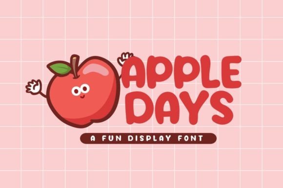 Apple Days: A Playful Display Font That Elevates Small Business Branding