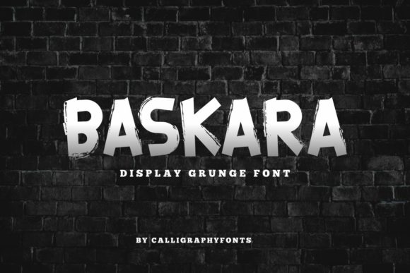 Baskara: A Bold Display Font That Commands Attention