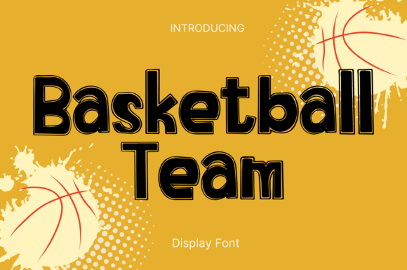 Basketball Team: A Display Font That Makes Your Brand Feel Polished