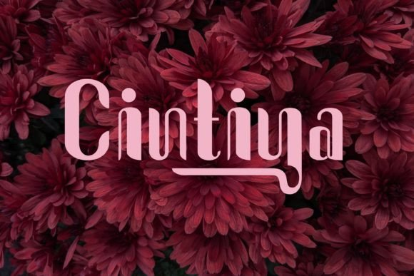 Cintiya: A Standout Display Font for Digital Branding