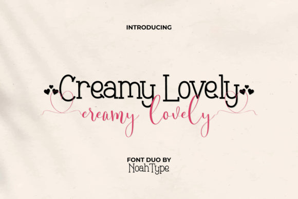 Creamy Lovely: A Display Font That Makes Your Brand Feel Inviting