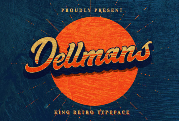 Dellmans: A Bold Display Font That Commands Attention