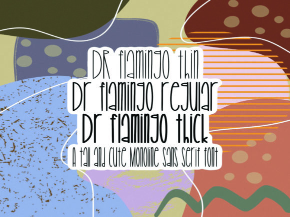 Dr Flamingo: A Playful Display Font for Handmade Labels & Printables