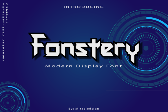 Fonstery: A Futuristic Display Font for Scroll-Stopping Campaigns