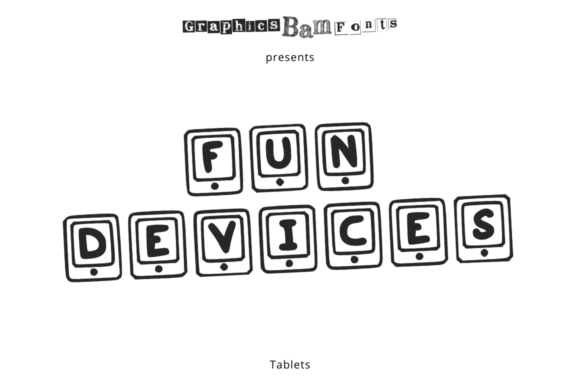 Fun Devices Tablet: A Display Font That Makes Your Brand Feel Friendly & Modern