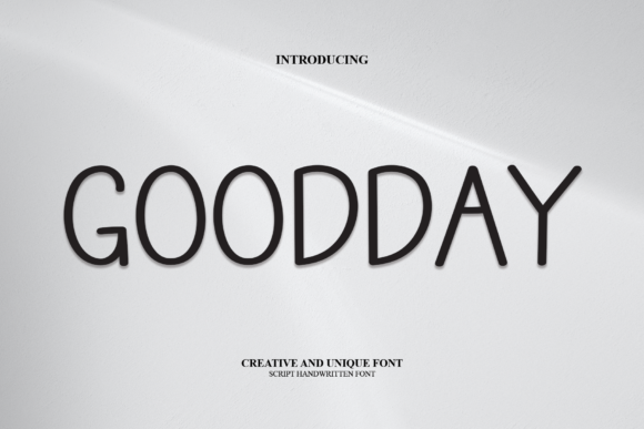 Goodday: A Display Font That Makes Your Brand Feel Inviting