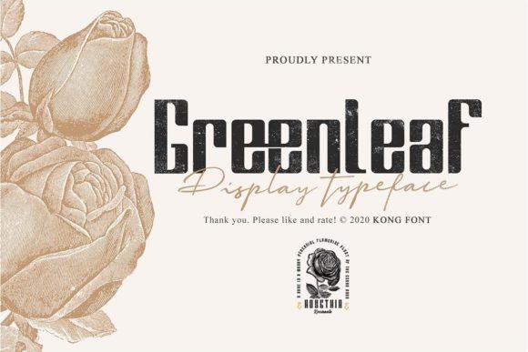 Greenleaf Display Font: A Fresh, Polished Touch for Small Business Branding