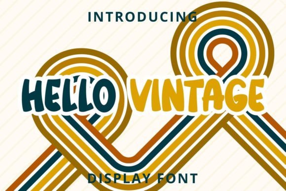 Hello Vintage: A Display Font with Editorial Charm