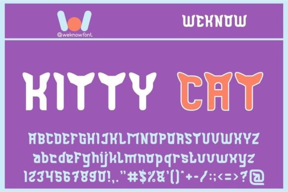 Kitty Cat Font: A Quirky Display Typeface That Actually Works