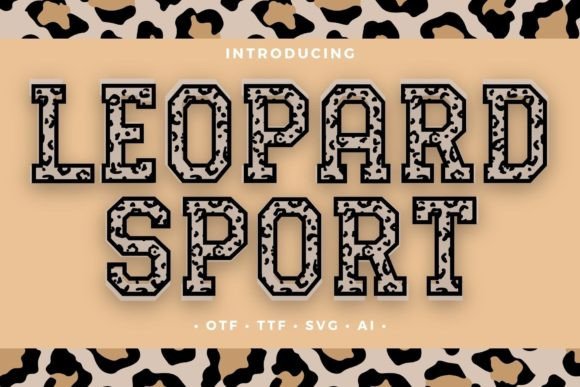 Leopard Sport: A Bold Display Font for Digital Branding