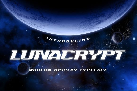 Lunacrypt: A Display Font That Makes Your Brand Feel Human