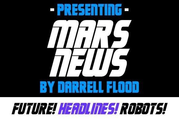 Mars News: A Futuristic Display Font for Scroll-Stopping Campaigns