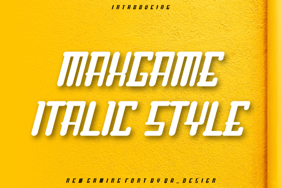 Maxgame Italic: A Bold Display Font That Earns Its Place