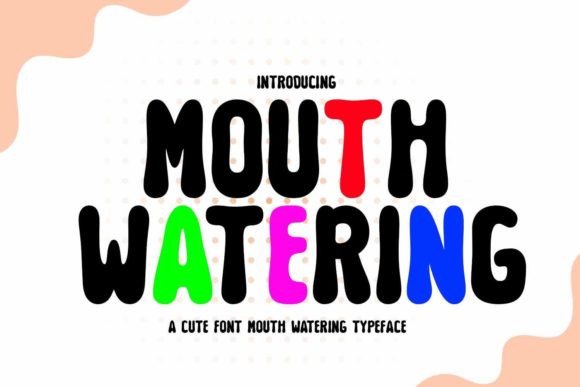 Mouth Watering Font for Food & Lifestyle Brands