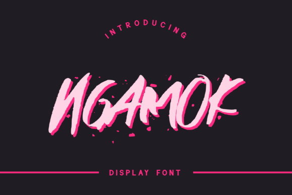 Ngamok: A Bold Display Font That Strengthens Your Brand