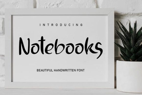 Notebooks: A Playful Display Font That Brings Warmth to Digital Branding