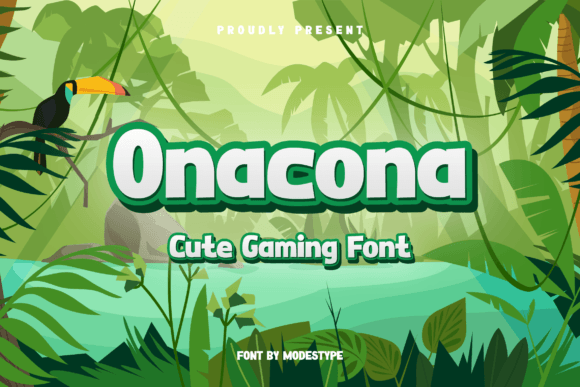 Onacona: A Playful Display Font for Engaging Digital Experiences