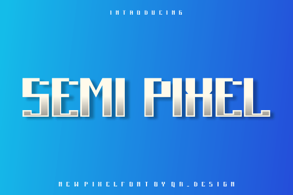 Semi Pixel: A Bold Display Font for Scroll-Stopping Brand Content
