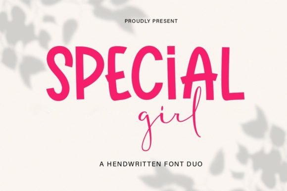 Special Girl Font: A Display Typeface That Adds Warmth to Real Business Materials