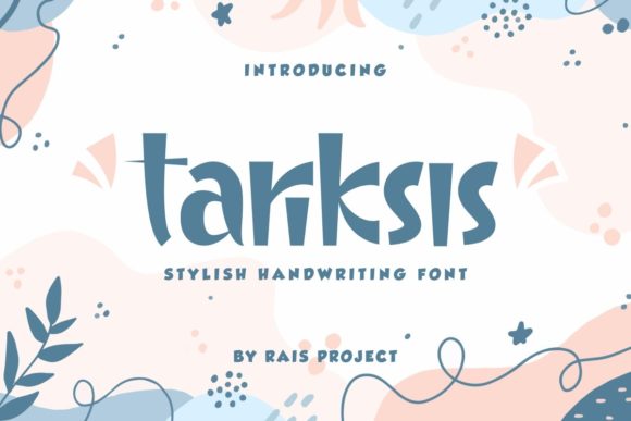 Tariksis: A Playful Display Font for Thoughtful Editorial Moments
