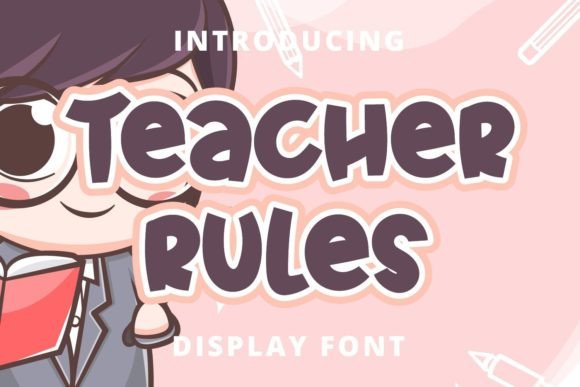 Teacher Ruler: A Friendly Display Font for Handmade Creators
