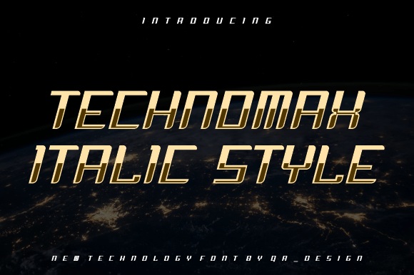 Technomax Italic: A Display Font That Speaks With Quiet Confidence